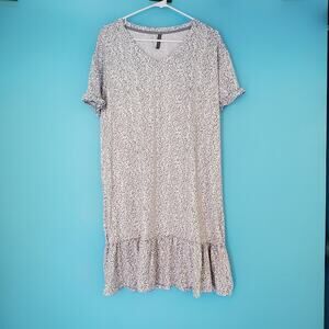 Jaclyn Intimates Nightgown Size L Knee Length Short Sleeve